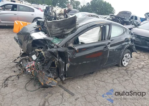 2016 Hyundai Elantra Se from USA, damaged, VIN 5NPDH4AE8GH768981